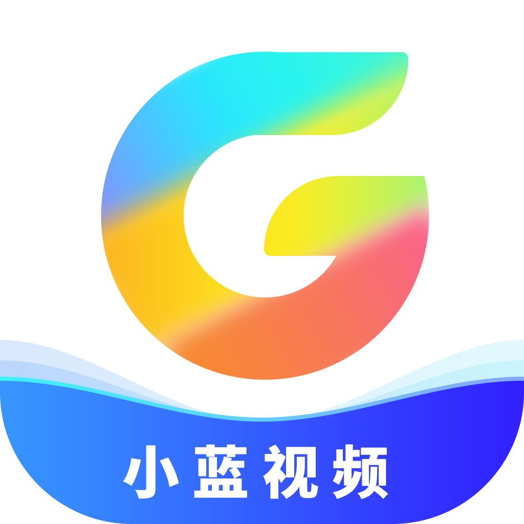 小蓝视频官方品牌Logo标识